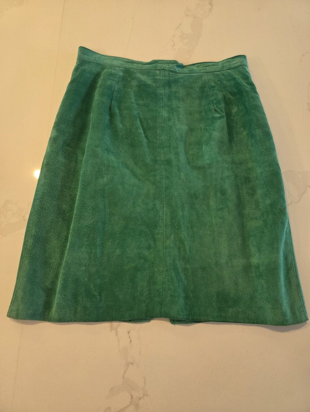 Gorgeous Vintage Suede Skirt Made In Canada